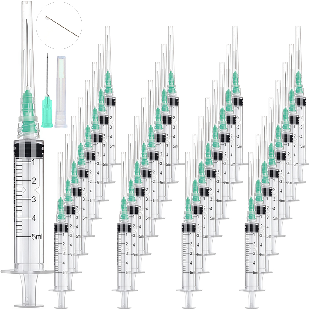Nail Art Design - 50 Pieces of 5ml Luer-Lock Syringes,