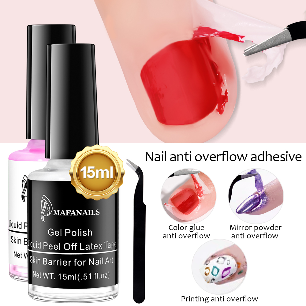 15ml Peel Off Latex Anti-freez - Peel Off Base Coat ulasan dan harga