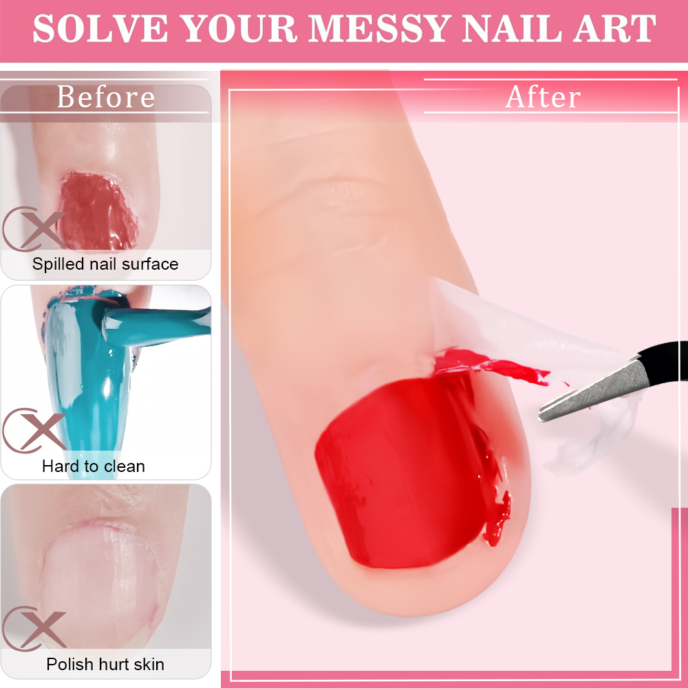 15ml Peel Off Latex Anti-freez - Peel Off Base Coat ulasan dan harga