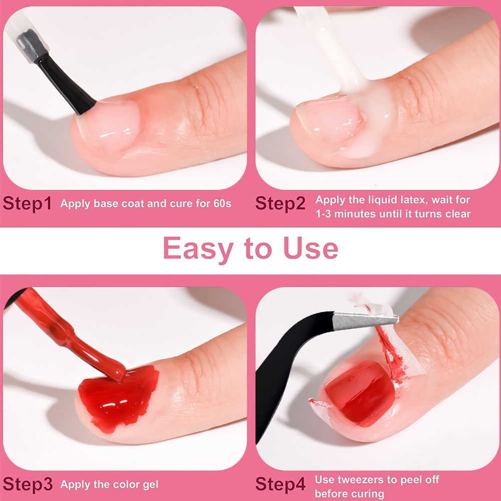 15ml Peel Off Latex Anti-freez - Peel Off Base Coat ulasan dan harga