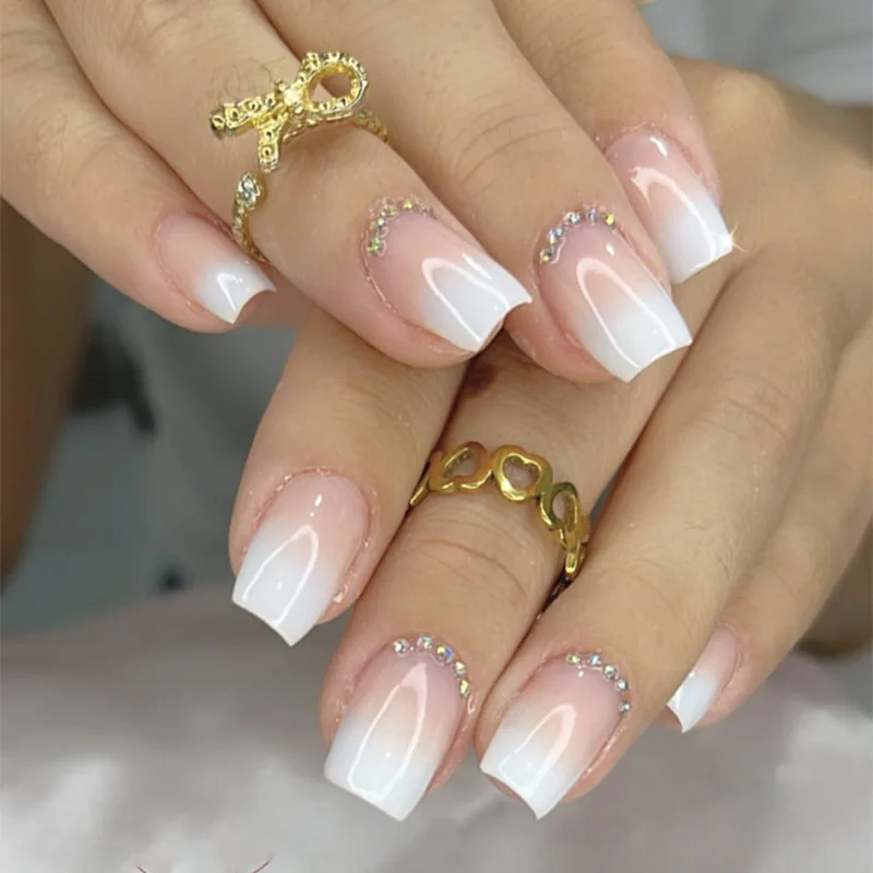 24Pcs/Set Solid Color Wearing  - Nail Art Full Color ulasan dan harga