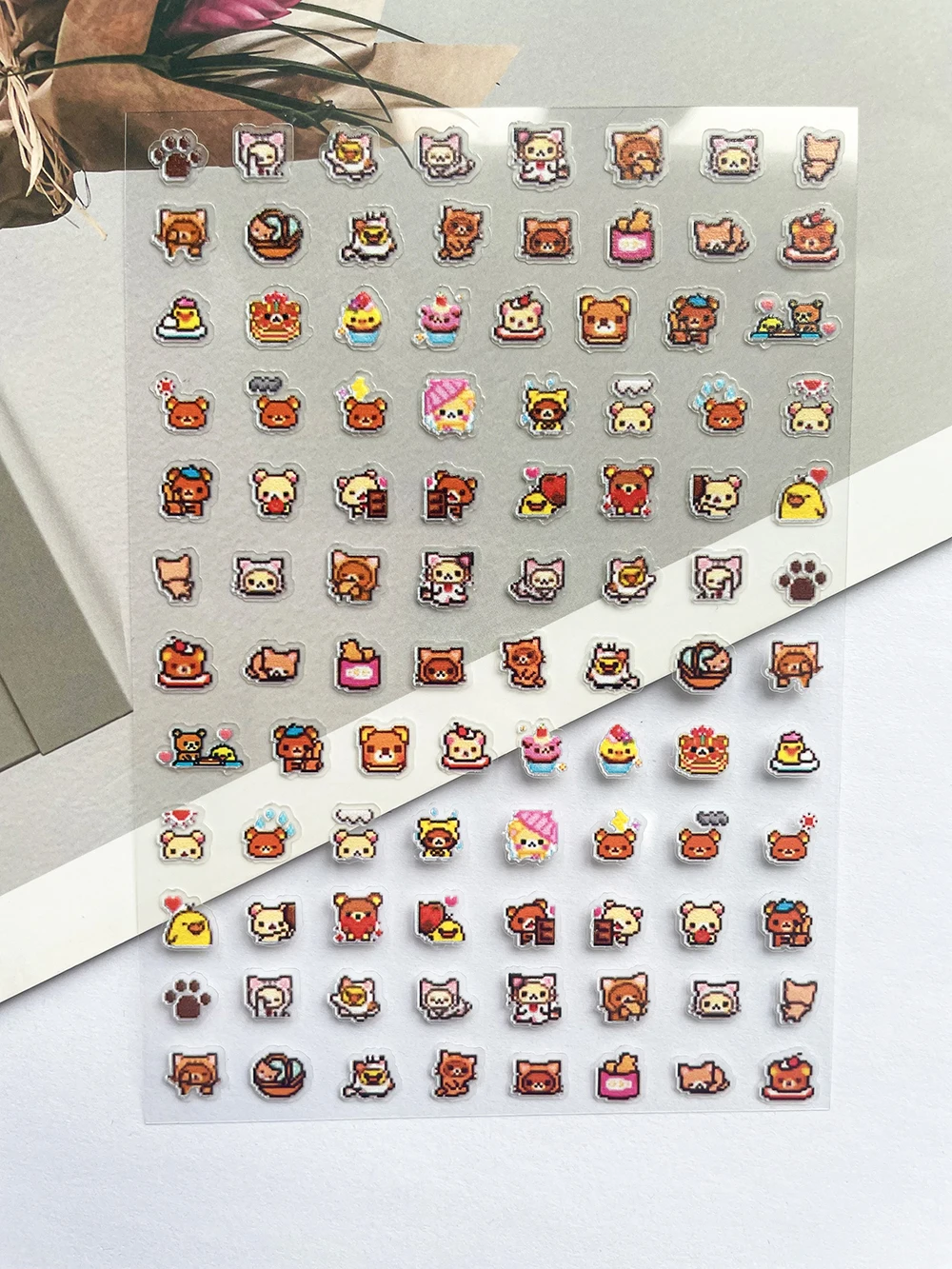 Pvc Super Mini Rilakkuma Poste - Nail Art Design ulasan dan harga