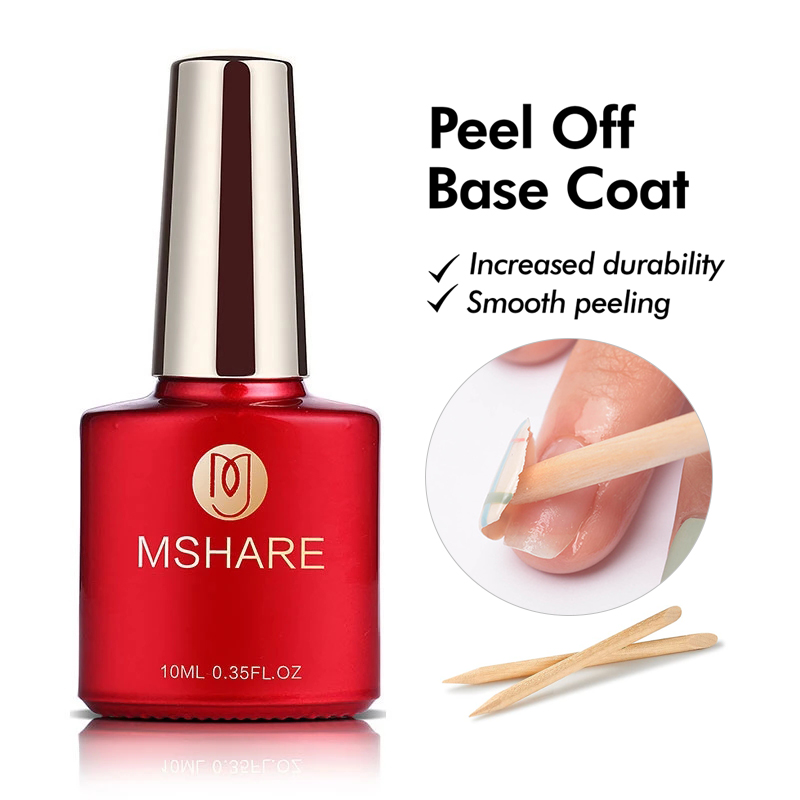 MSHARE Peel Off Base Coat UV G - Peel Off Base Coat ulasan dan harga
