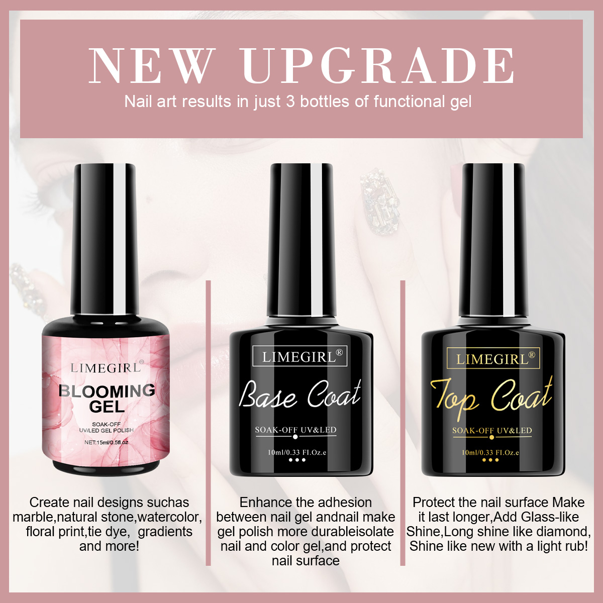 LIMEGIRL Nail Art Multifunctio - Nail Art Full Color ulasan dan harga