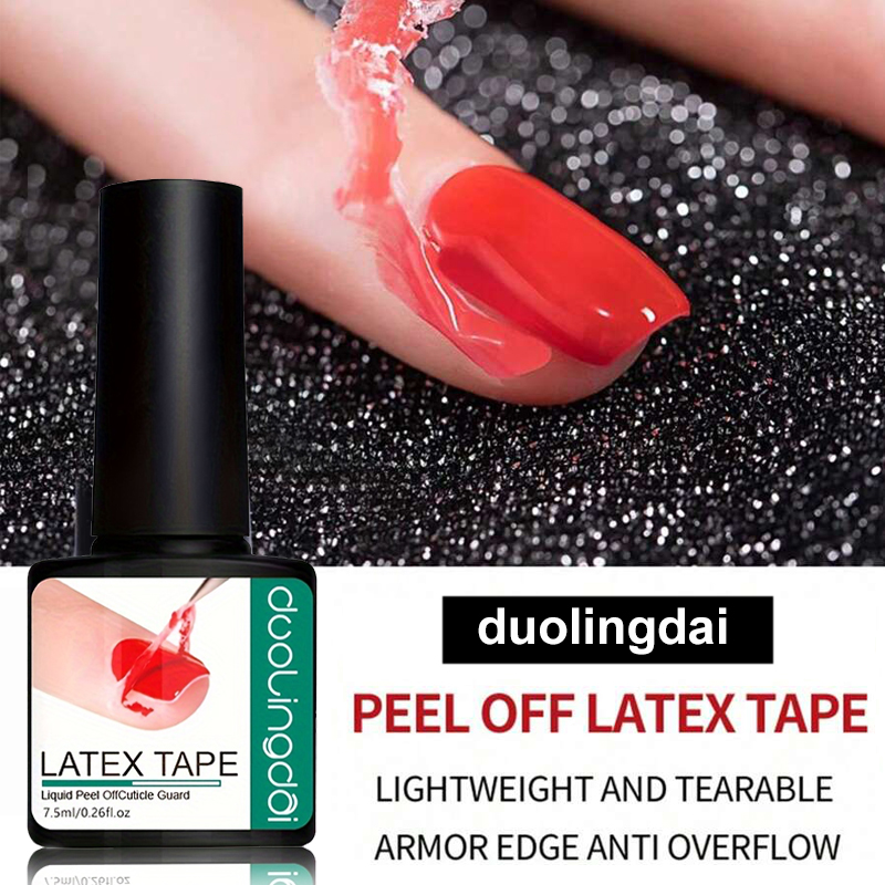7.5ml Peel-Off Nail Barrier Li - Peel Off Base Coat ulasan dan harga