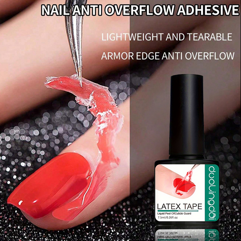 7.5ml Peel-Off Nail Barrier Li - Peel Off Base Coat ulasan dan harga
