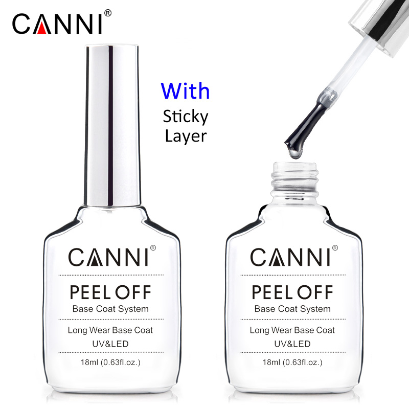 Canni 18ml Long Wear Diamond N - Peel Off Base Coat ulasan dan harga