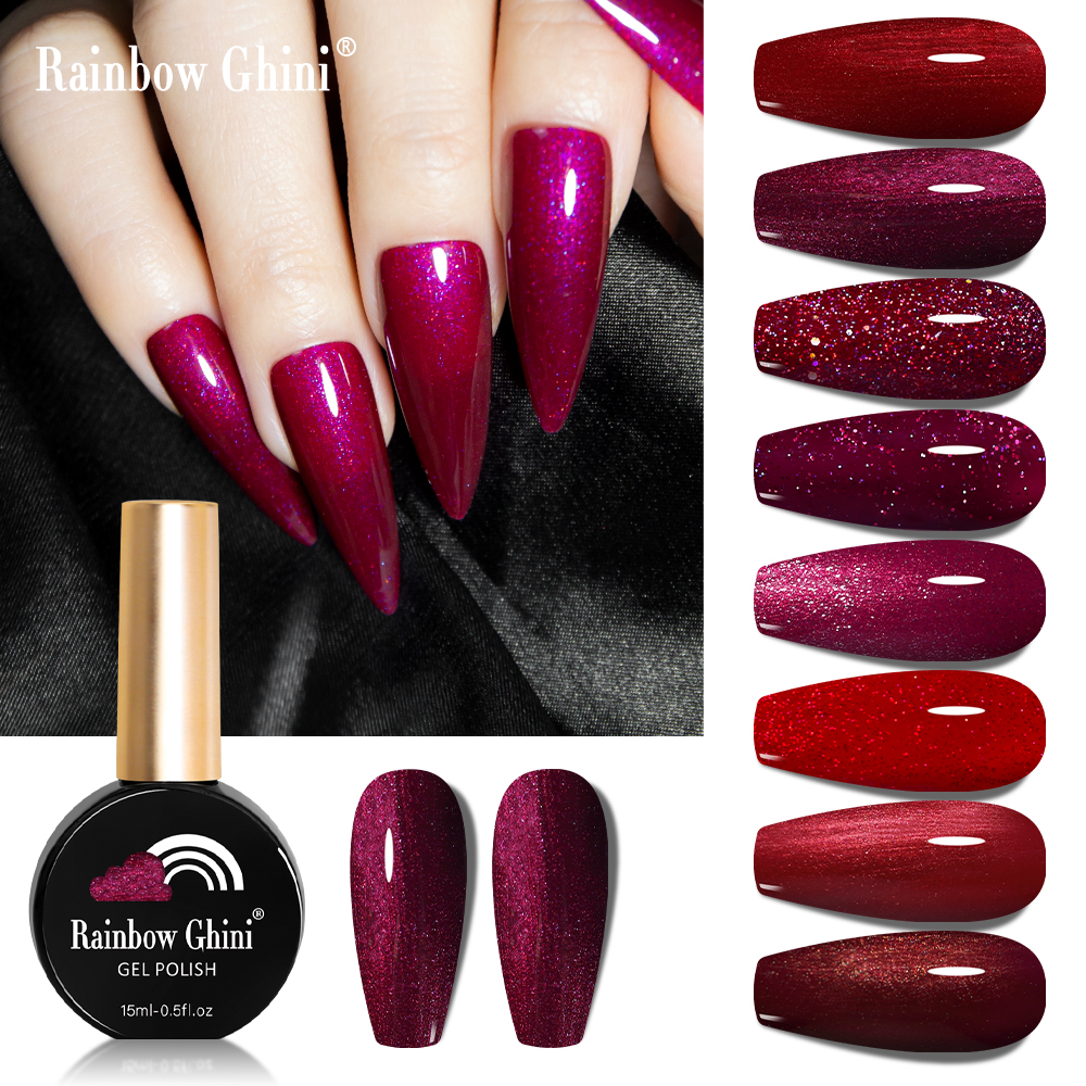 Rainbow Ghini 15ml Glitter Dar - Nail Art Rainbow ulasan dan harga