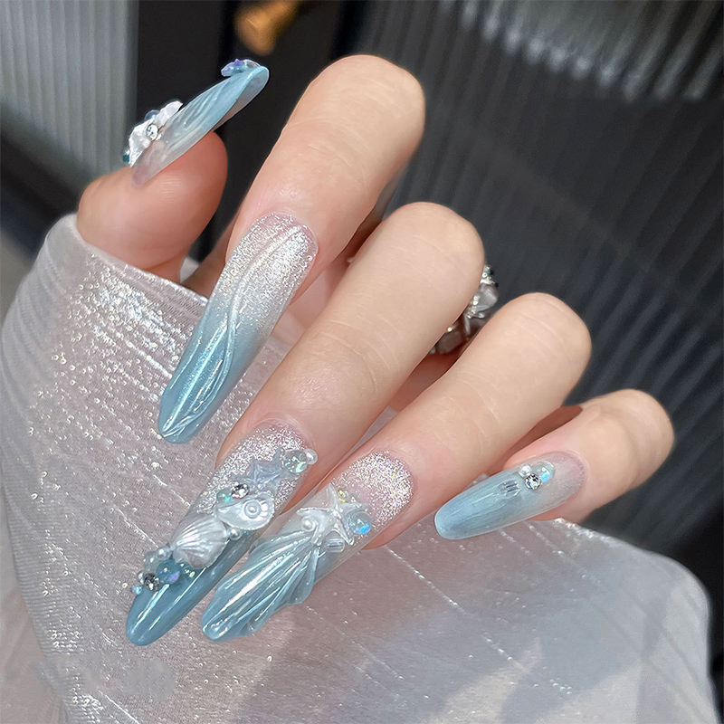 50Pcs Mix Ocean Series Pearl S - Nail Art Design ulasan dan harga