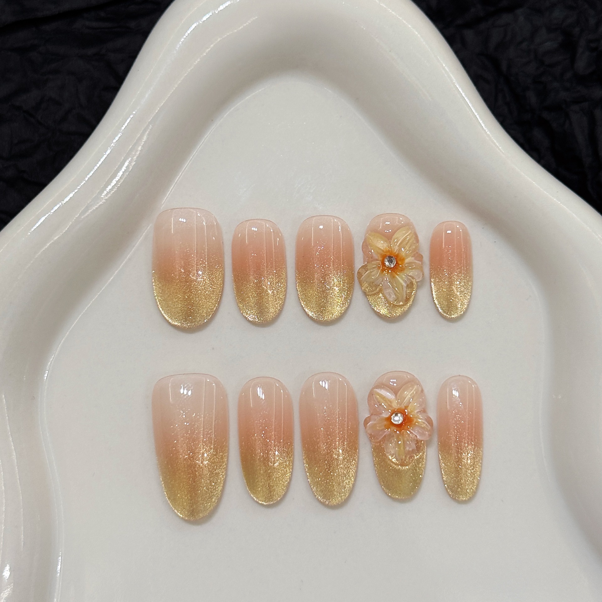 10pcs Handmade Press on Nails  - Nail Art Design ulasan dan harga