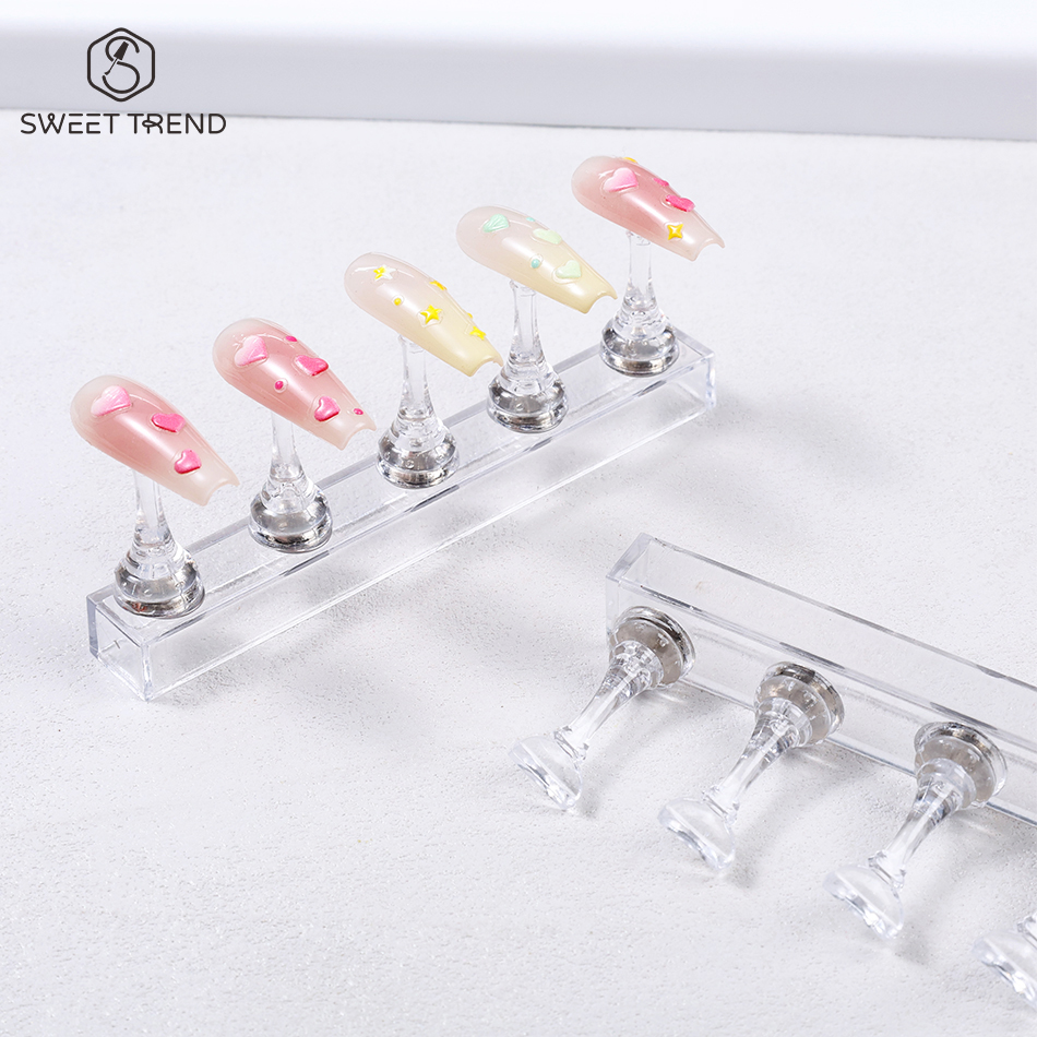 1 Set Chess Magnetic Fake Nail - Nail Art Full Color ulasan dan harga