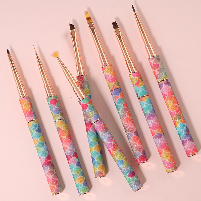 1/12PCS Rainbow Gradient Nail  - Nail Art Rainbow ulasan dan harga
