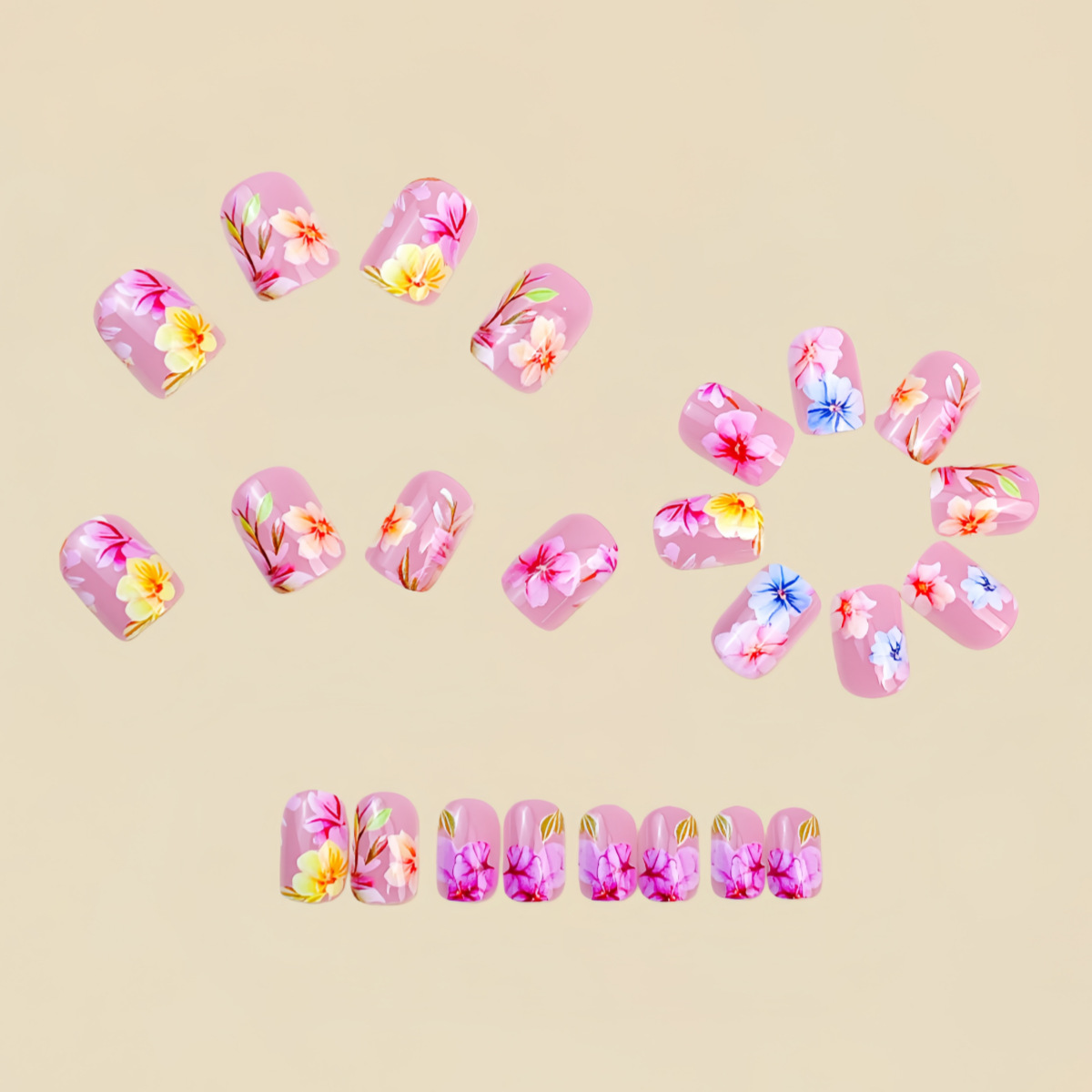 Medium fake nails for women gi - Nail Art Design ulasan dan harga