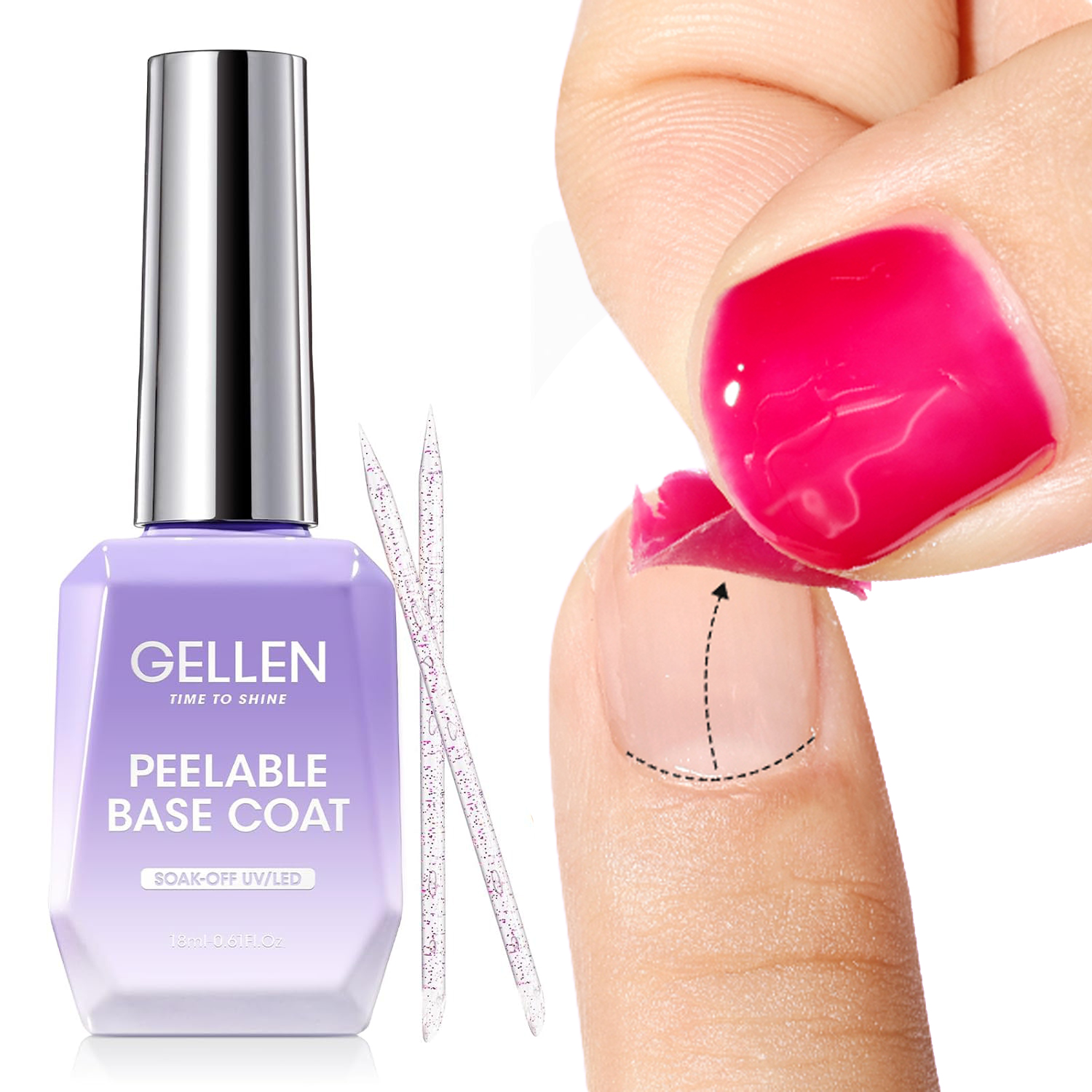 Peel Off Base Gel Long Wear Su - Peel Off Base Coat ulasan dan harga