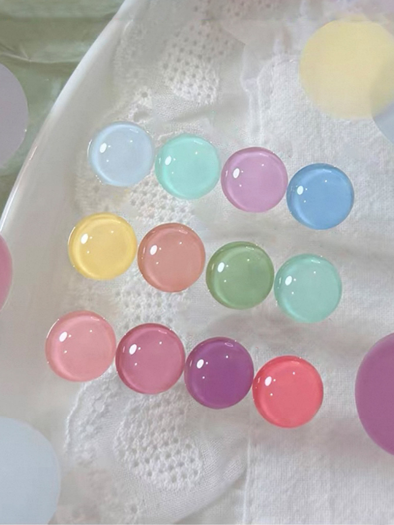 1/12pcs 2026 Spring and Summer - Nail Art Rainbow ulasan dan harga