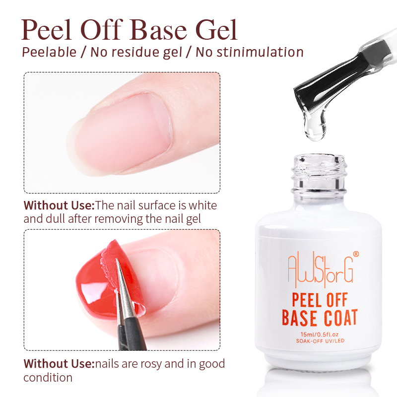 AWStorG 15ML Peel Off Base Coa - Peel Off Base Coat ulasan dan harga