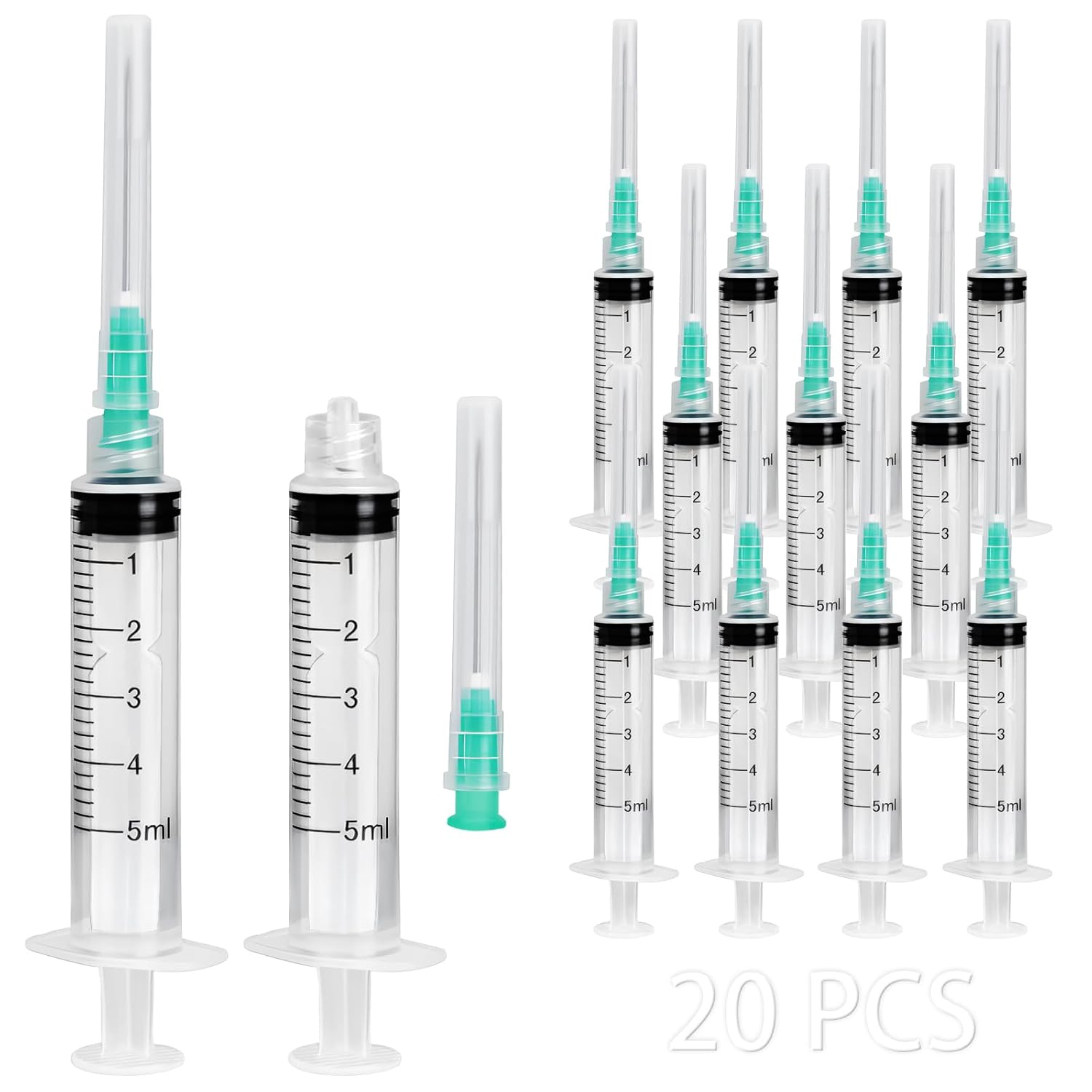 50 Pieces of 5ml Luer-Lock Syr - Nail Art Design ulasan dan harga