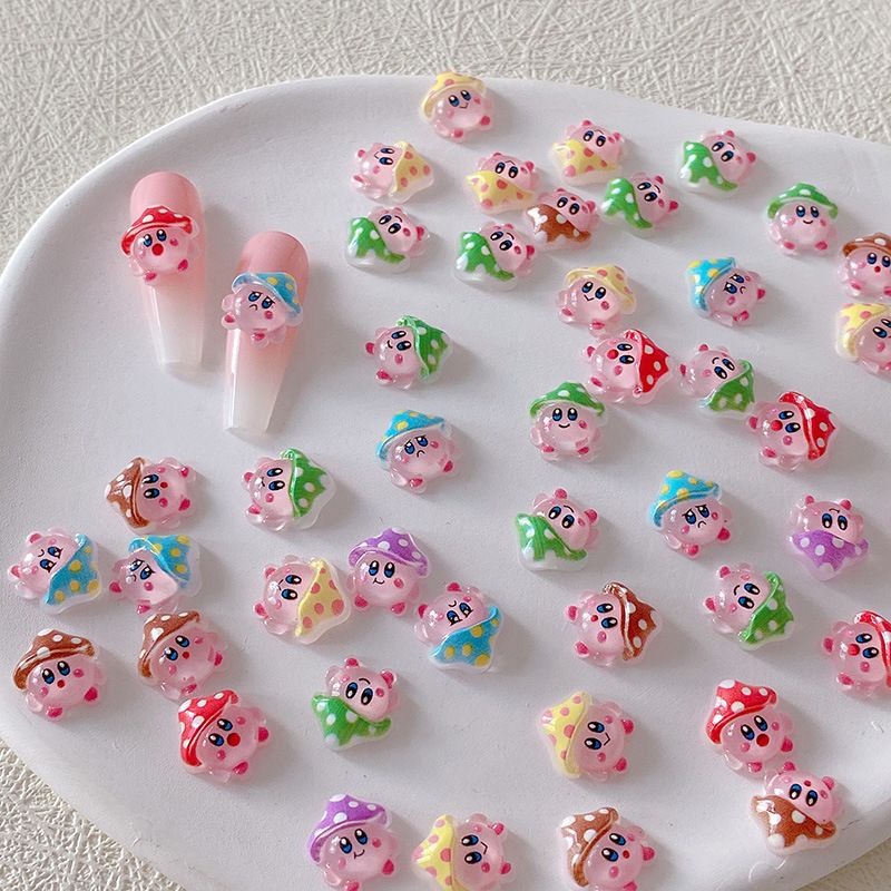 2/10/20pcs Kirby Nail Charms 3 - Nail Art Design ulasan dan harga