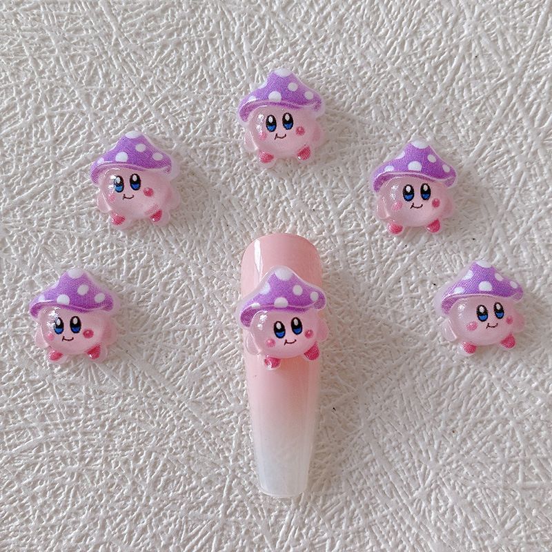 2/10/20pcs Kirby Nail Charms 3 - Nail Art Design ulasan dan harga