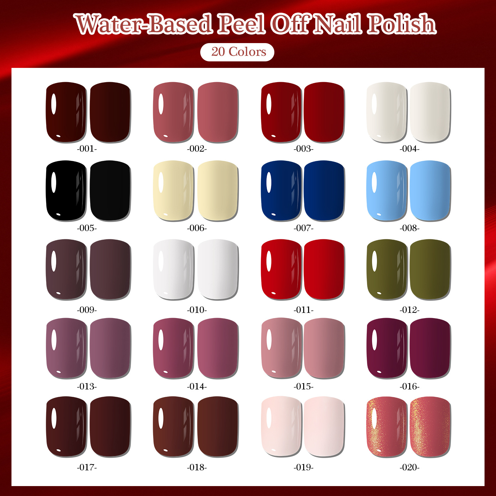 New Peelable Water-Based Nail  - Peel Off Base Coat ulasan dan harga