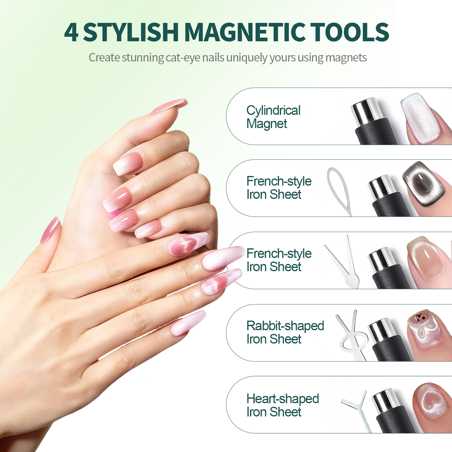 Nailpop Cat Eye Magnet Kit Sil - Nail Art Full Color ulasan dan harga