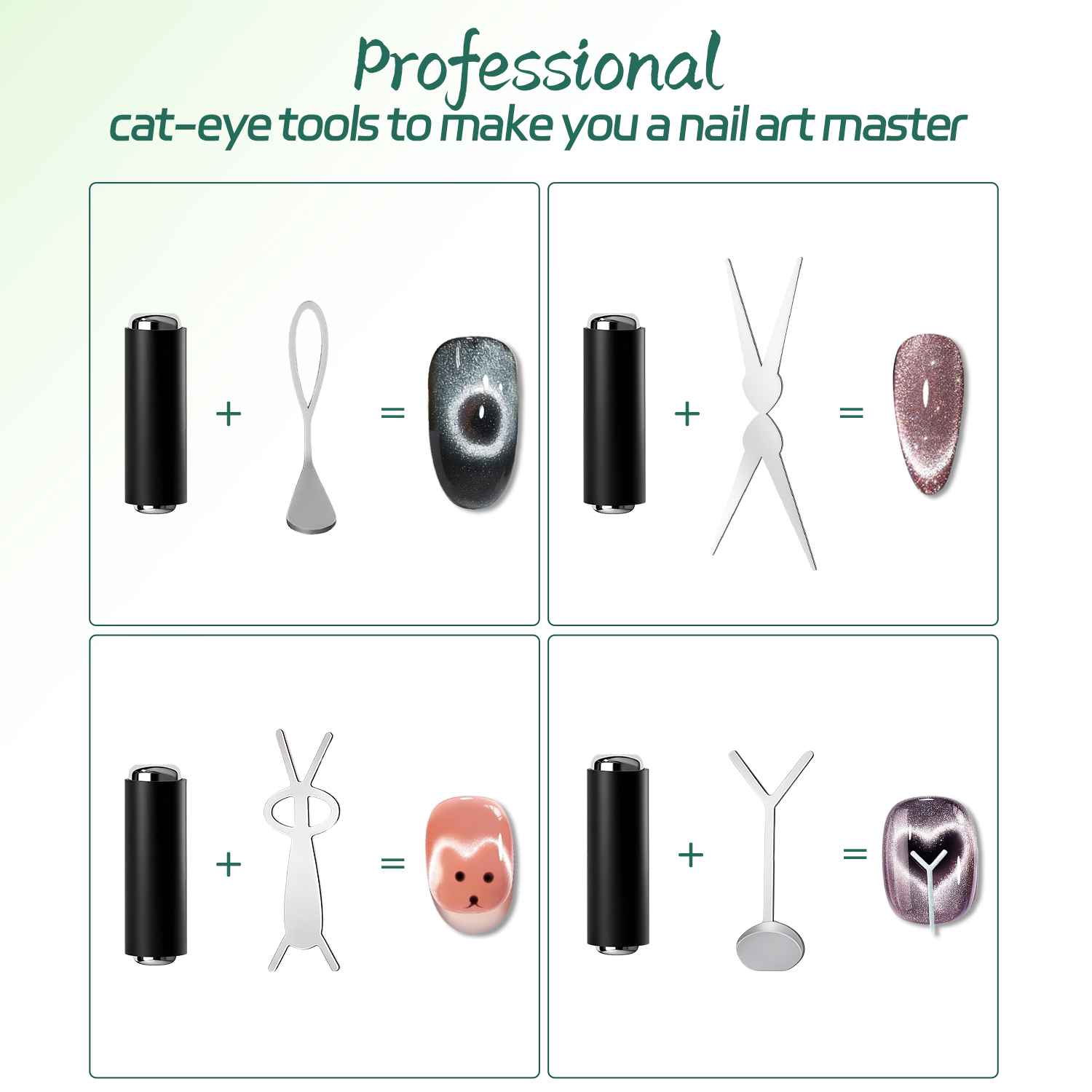 Nailpop Cat Eye Magnet Kit Sil - Nail Art Full Color ulasan dan harga