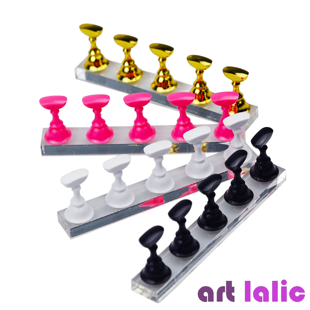 5Pcs Nail Art Practice Display - Nail Art Full Color ulasan dan harga