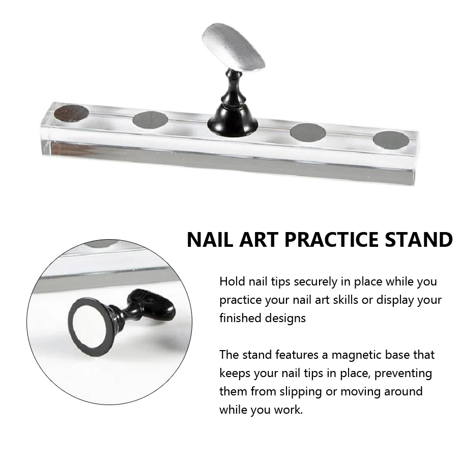 5Pcs Nail Art Practice Display - Nail Art Full Color ulasan dan harga