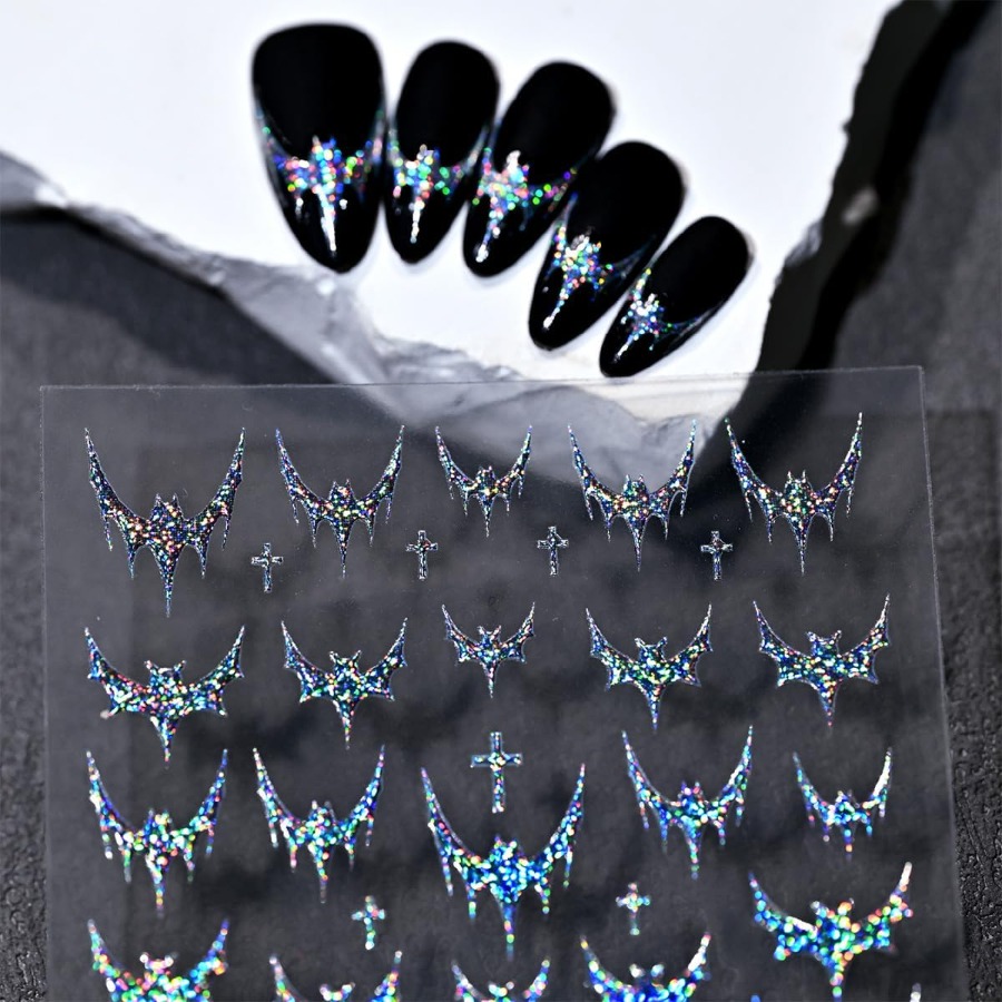 3 Sheets Halloween Nail Sticke - Nail Art Design ulasan dan harga