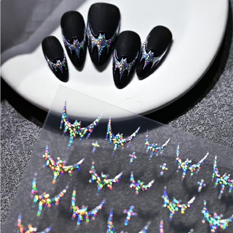 3 Sheets Halloween Nail Sticke - Nail Art Design ulasan dan harga