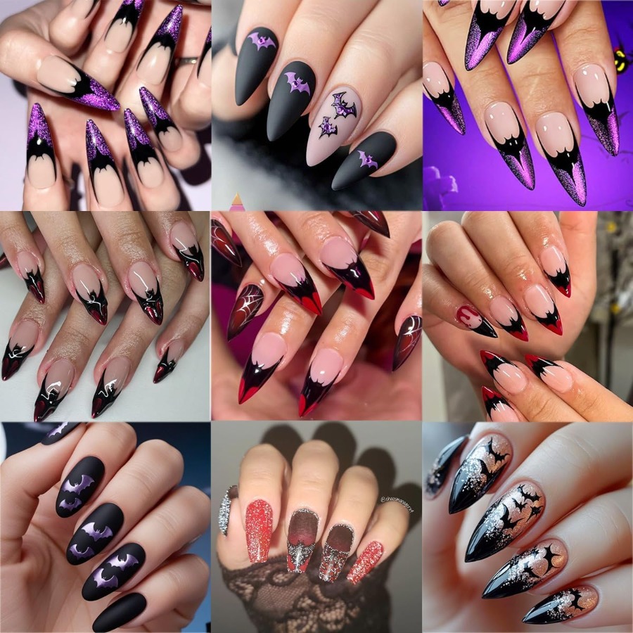 3 Sheets Halloween Nail Sticke - Nail Art Design ulasan dan harga