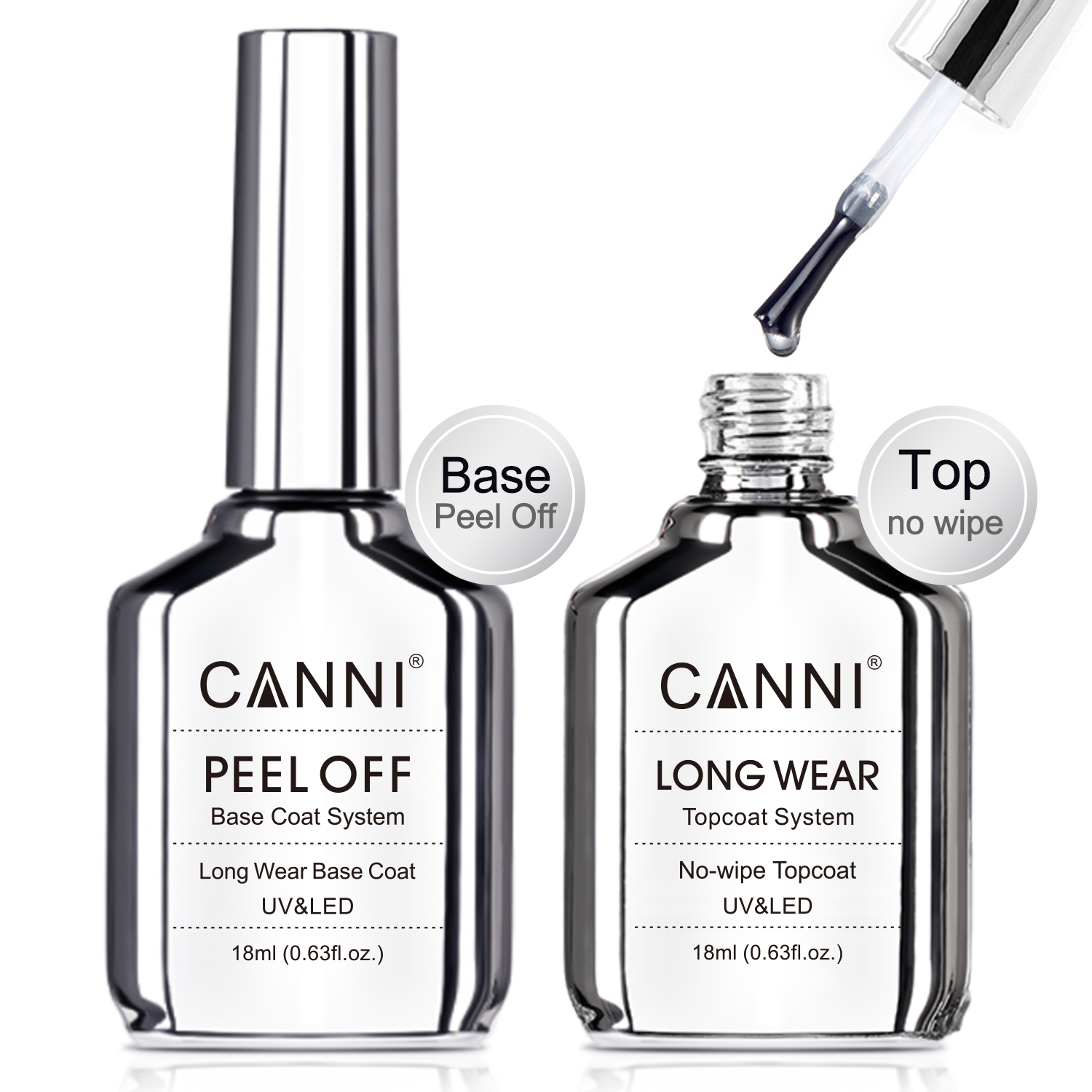 18ml Canni Diamond Long Wear N - Peel Off Base Coat ulasan dan harga