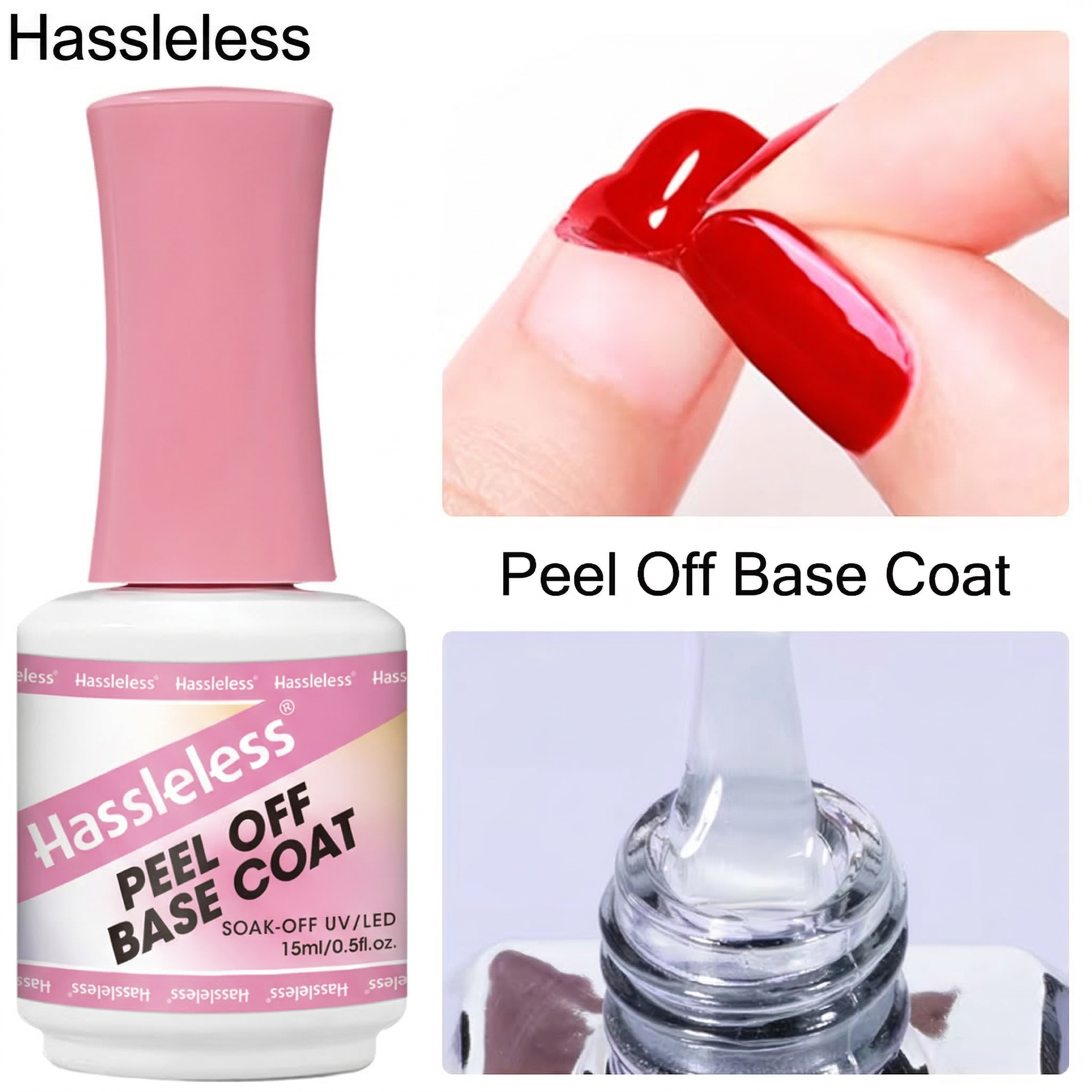 Hassleless Peel Off Base Coat  - Peel Off Base Coat ulasan dan harga