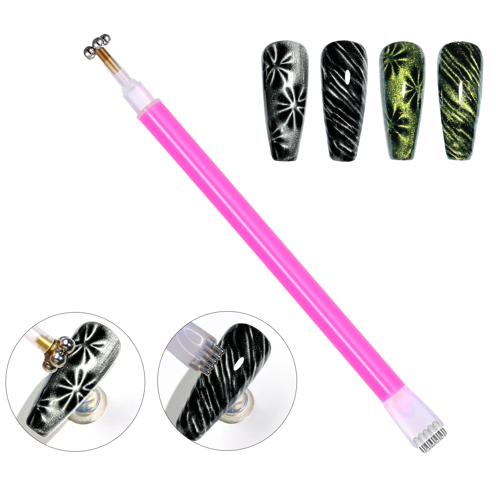 14pcs Cat Eye Nail Magnet Set  - Nail Art Full Color ulasan dan harga