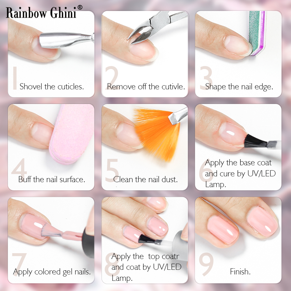 Rainbow Ghini 150 colors 8ml P - Nail Art Rainbow ulasan dan harga