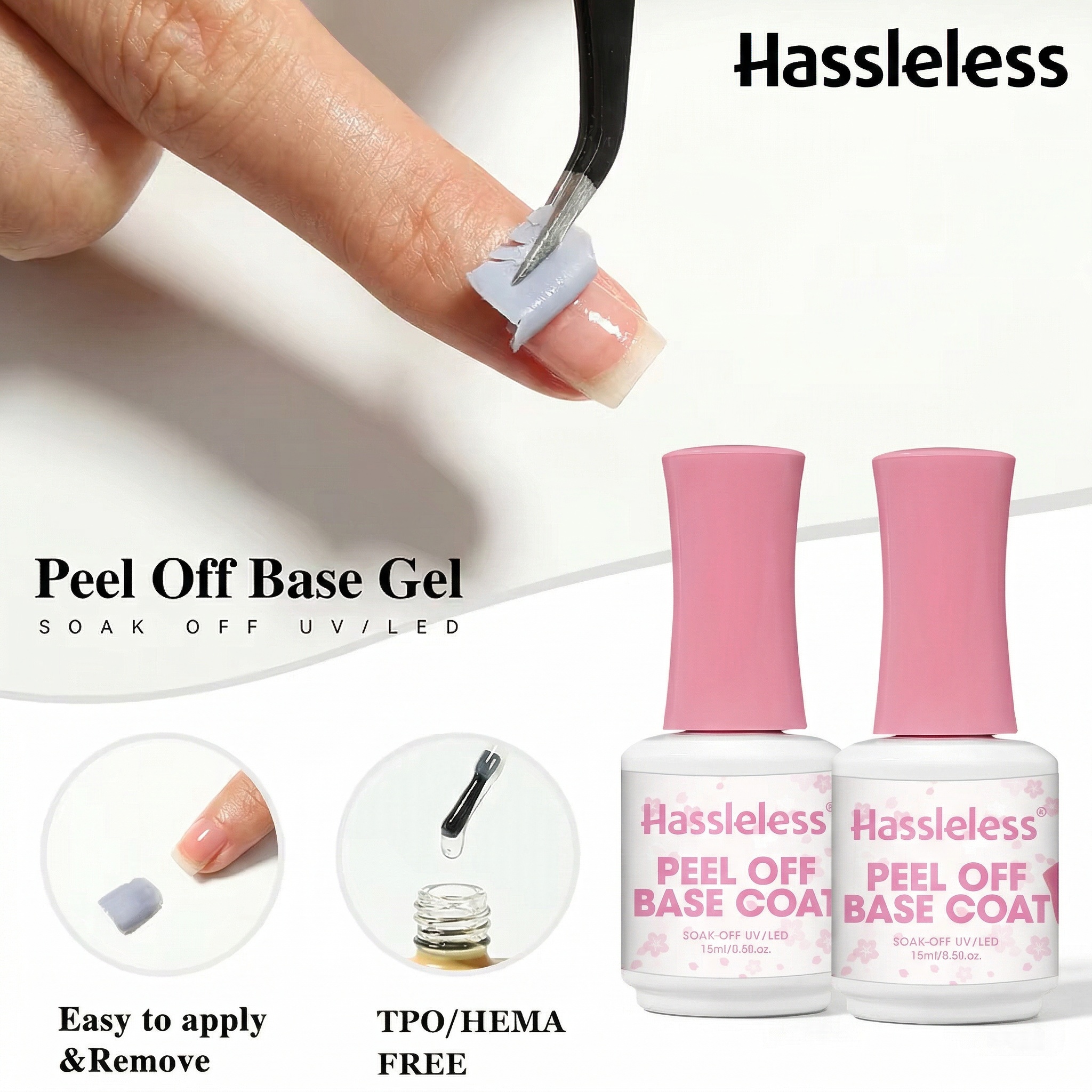 Hassleless Peel-Off Base Coat  - Peel Off Base Coat ulasan dan harga