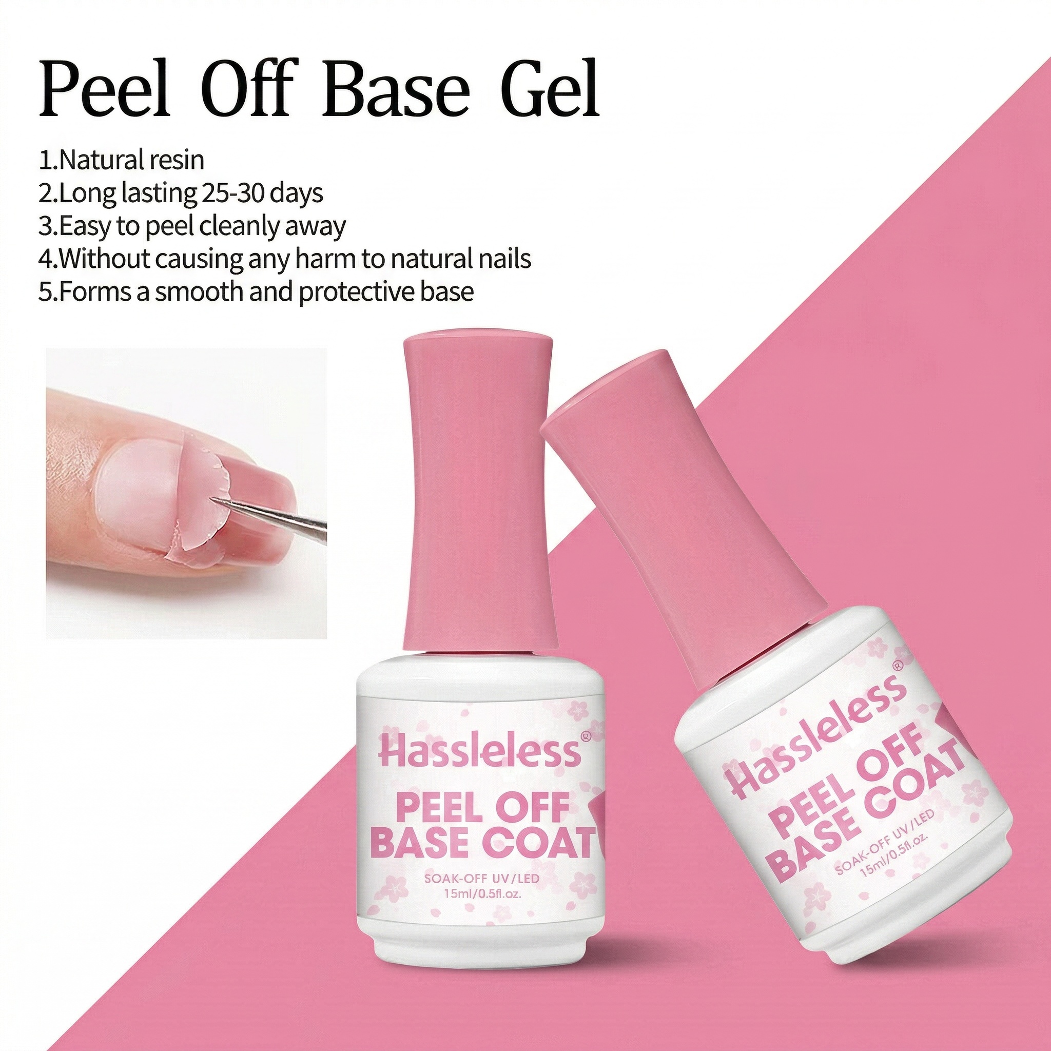 Hassleless Peel-Off Base Coat  - Peel Off Base Coat ulasan dan harga